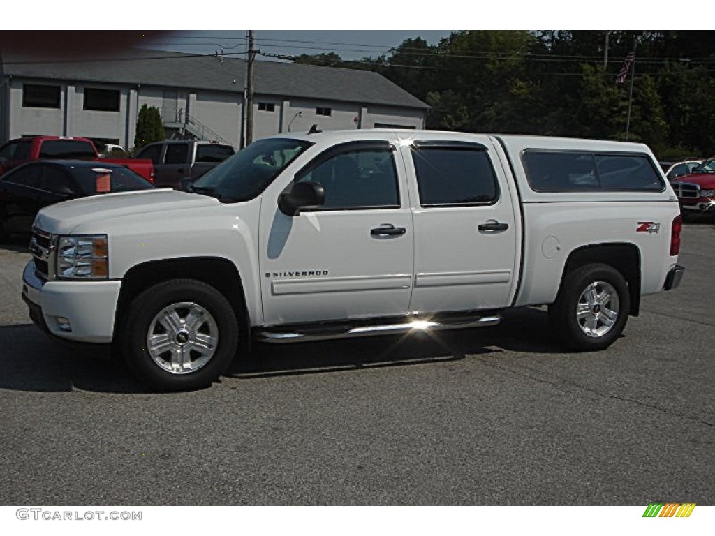 2009 Silverado 1500 LT Crew Cab 4x4 - Summit White / Ebony photo #2