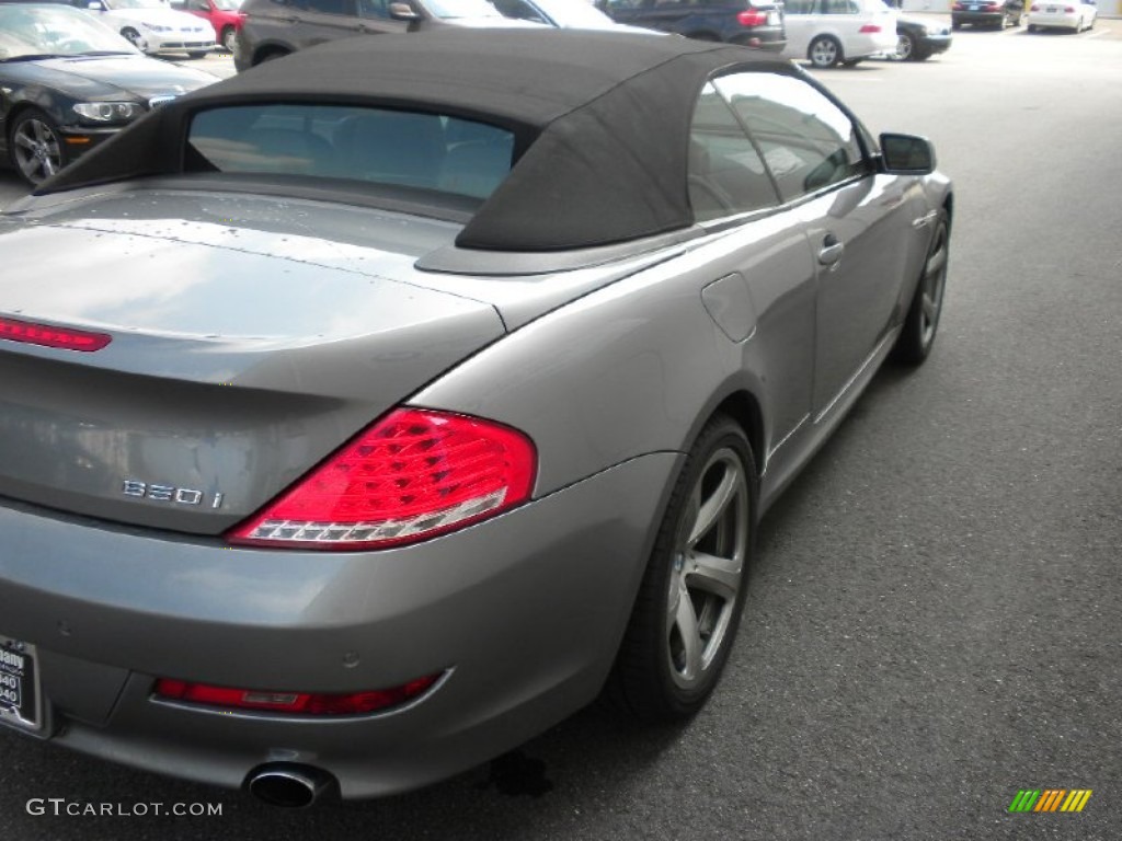 2008 6 Series 650i Convertible - Space Grey Metallic / Cream Beige photo #5