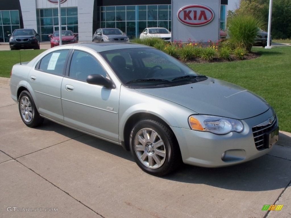 2006 Sebring Touring Sedan - Satin Jade Pearl / Dark Slate Gray photo #1