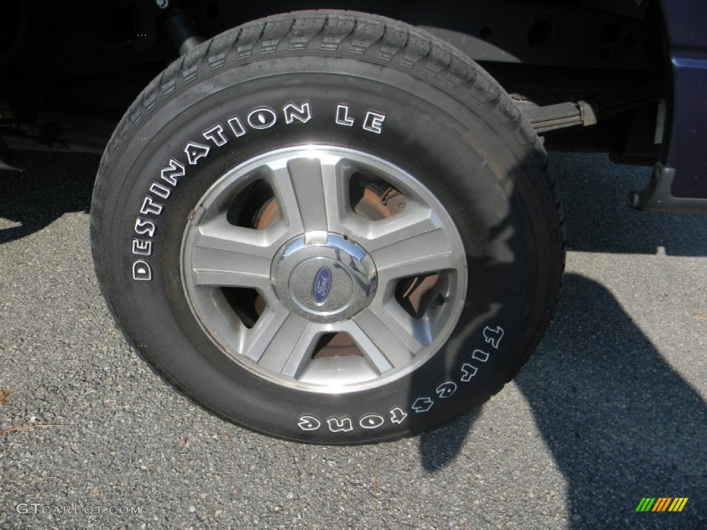 2005 F150 XLT SuperCab 4x4 - Medium Wedgewood Blue Metallic / Medium Flint Grey photo #11