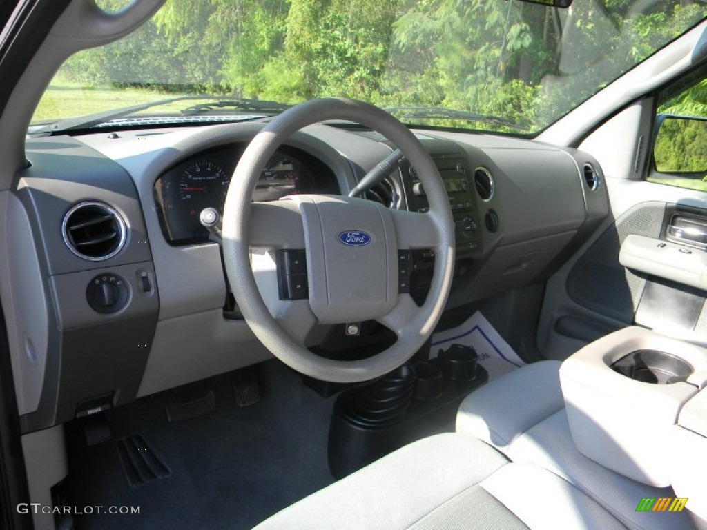 2005 F150 XLT SuperCab 4x4 - Medium Wedgewood Blue Metallic / Medium Flint Grey photo #16