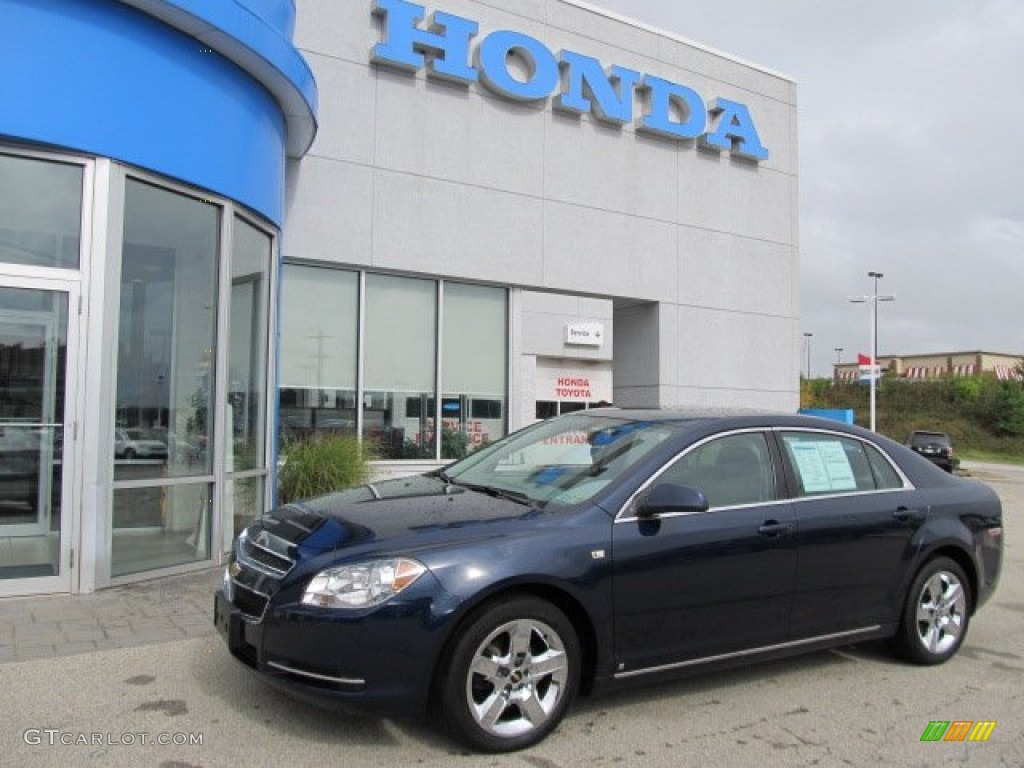 2008 Malibu LT Sedan - Imperial Blue Metallic / Titanium Gray photo #1
