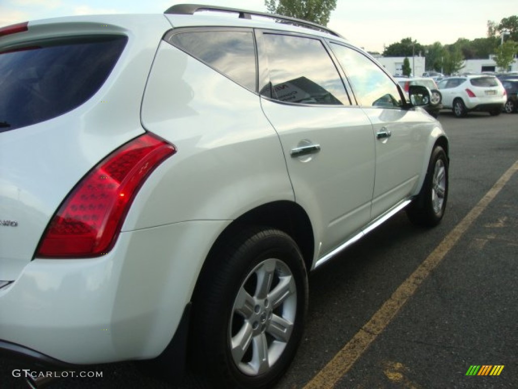 2007 Murano SL AWD - Glacier Pearl White / Cafe Latte photo #8