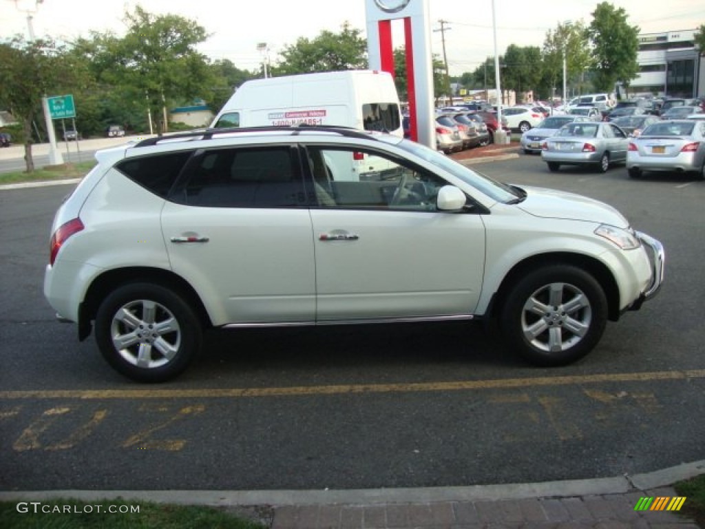 2007 Murano SL AWD - Glacier Pearl White / Cafe Latte photo #9