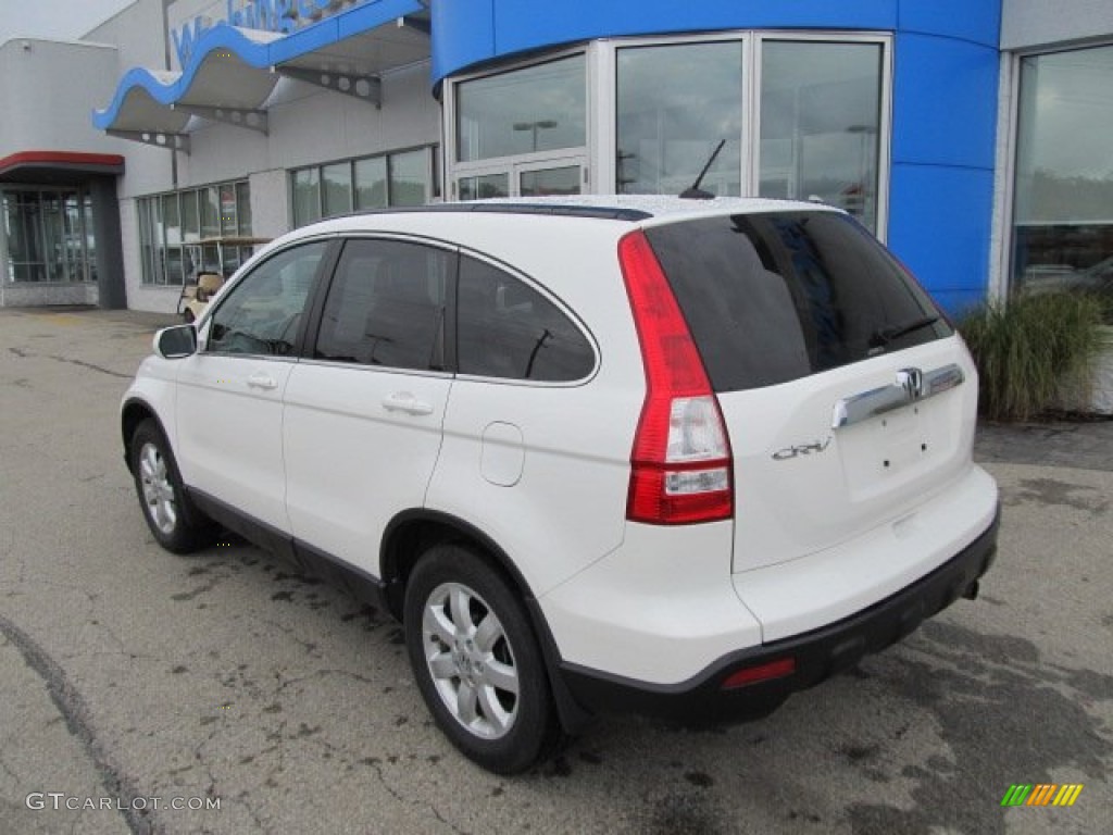 2008 CR-V EX-L 4WD - Taffeta White / Gray photo #5