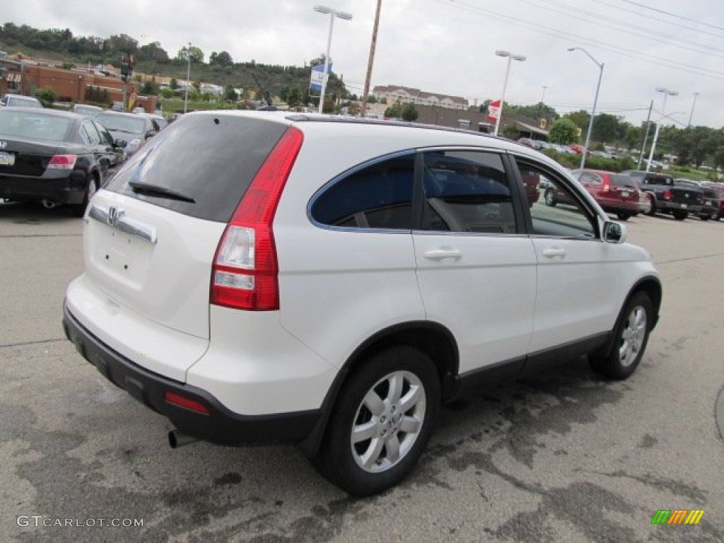 2008 CR-V EX-L 4WD - Taffeta White / Gray photo #7