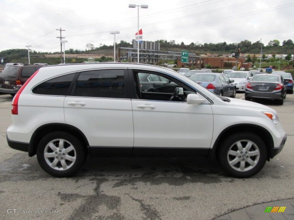 2008 CR-V EX-L 4WD - Taffeta White / Gray photo #8