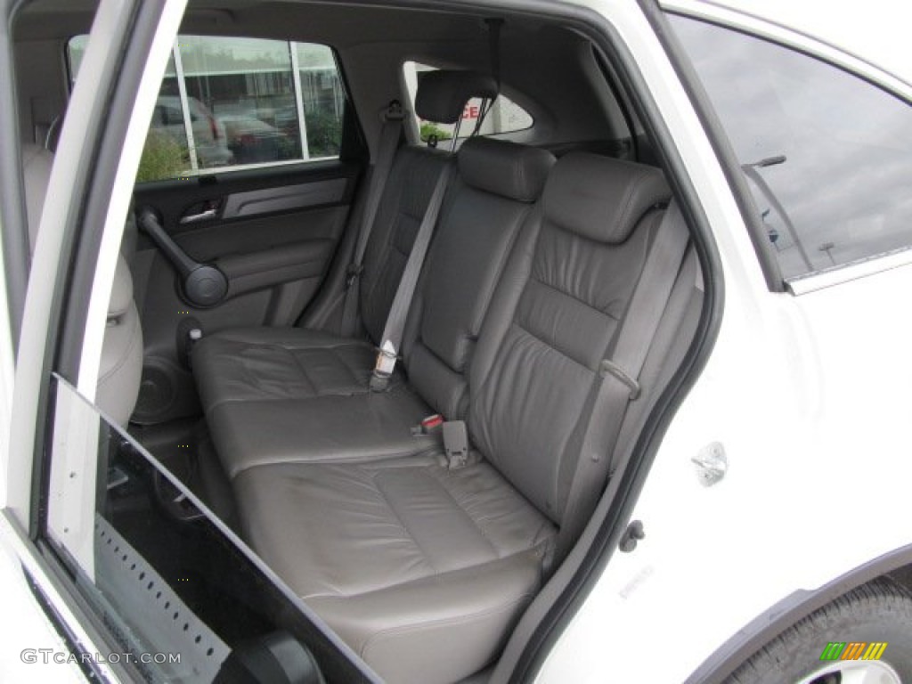 2008 CR-V EX-L 4WD - Taffeta White / Gray photo #17