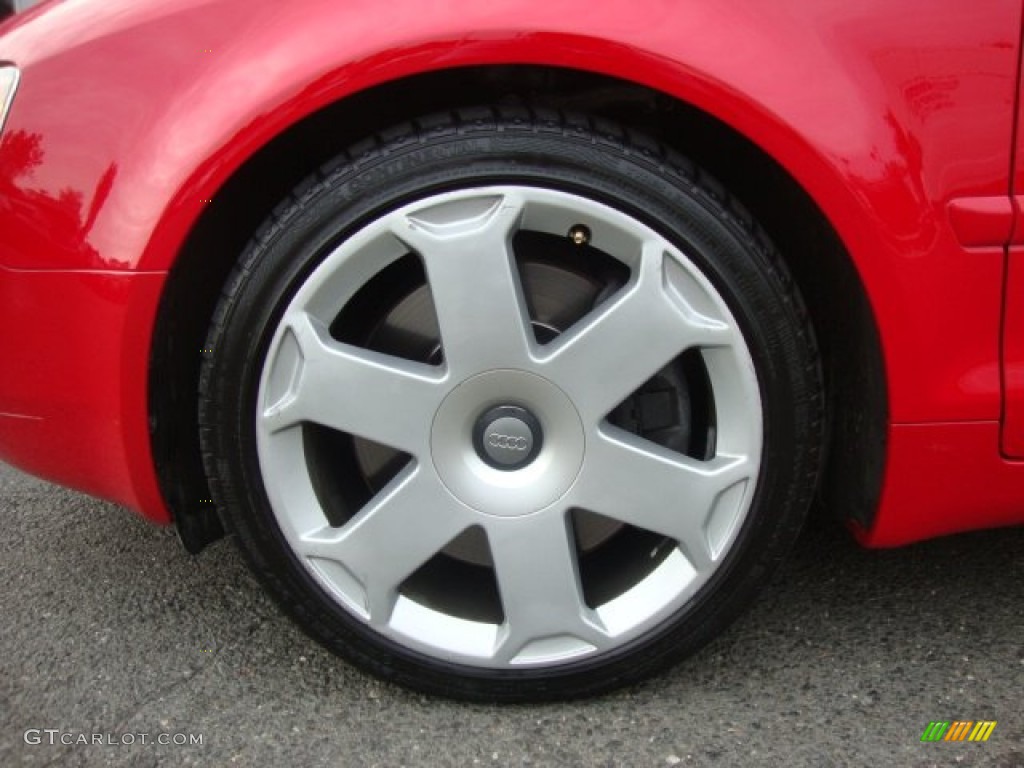 2005 S4 4.2 quattro Cabriolet - Brilliant Red / Ebony photo #34