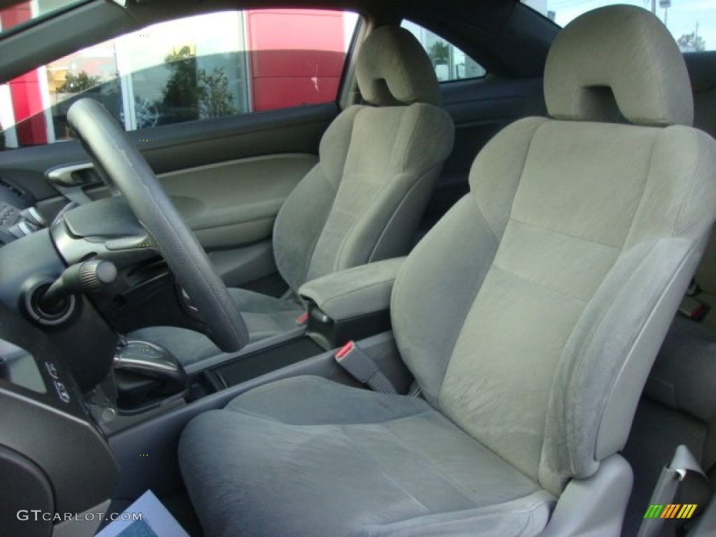 2007 Civic LX Coupe - Royal Blue Pearl / Gray photo #16