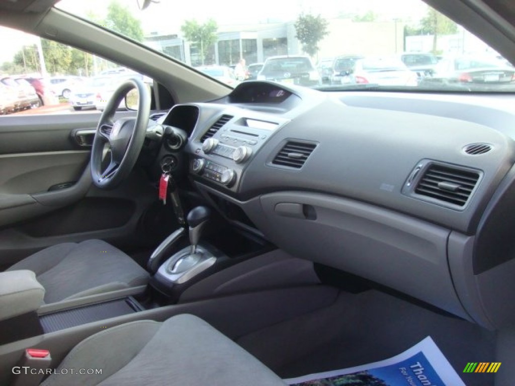 2007 Civic LX Coupe - Royal Blue Pearl / Gray photo #18
