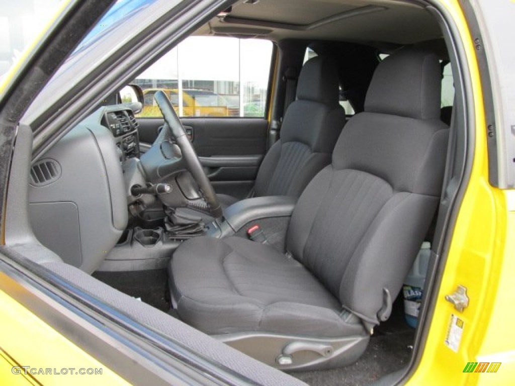 2004 Blazer LS ZR2 4x4 - Yellow / Graphite Gray photo #16