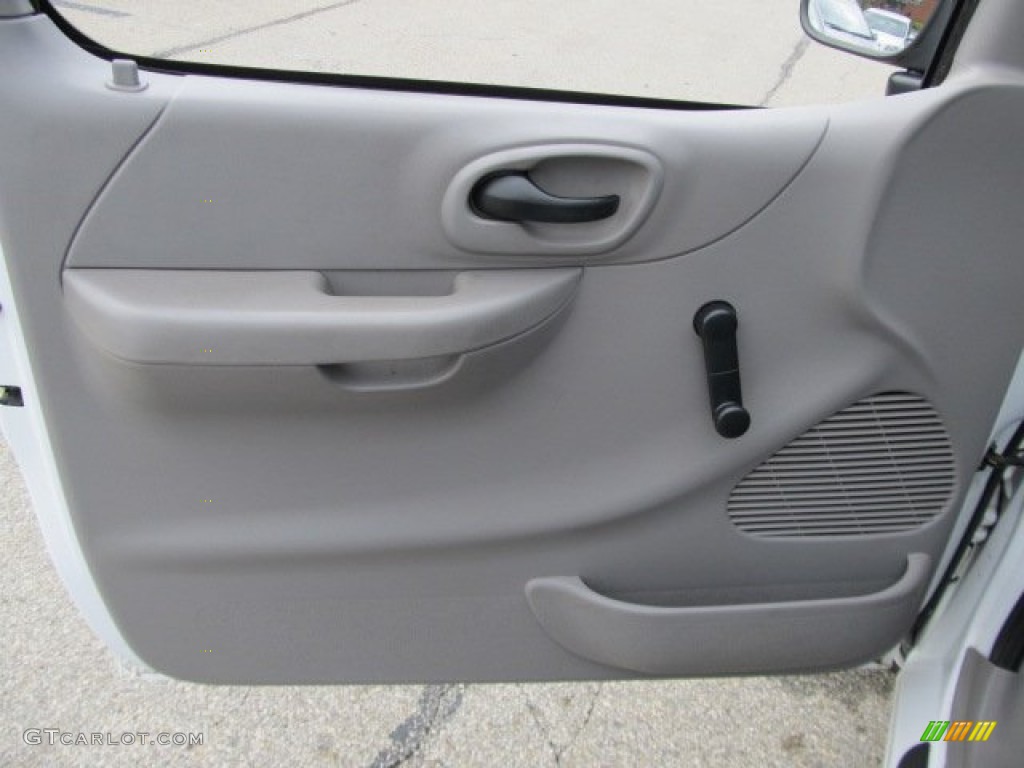 2002 F150 XL Regular Cab - Oxford White / Medium Parchment photo #12