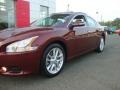 2010 Tuscan Sun Red Nissan Maxima 3.5 SV Sport  photo #2