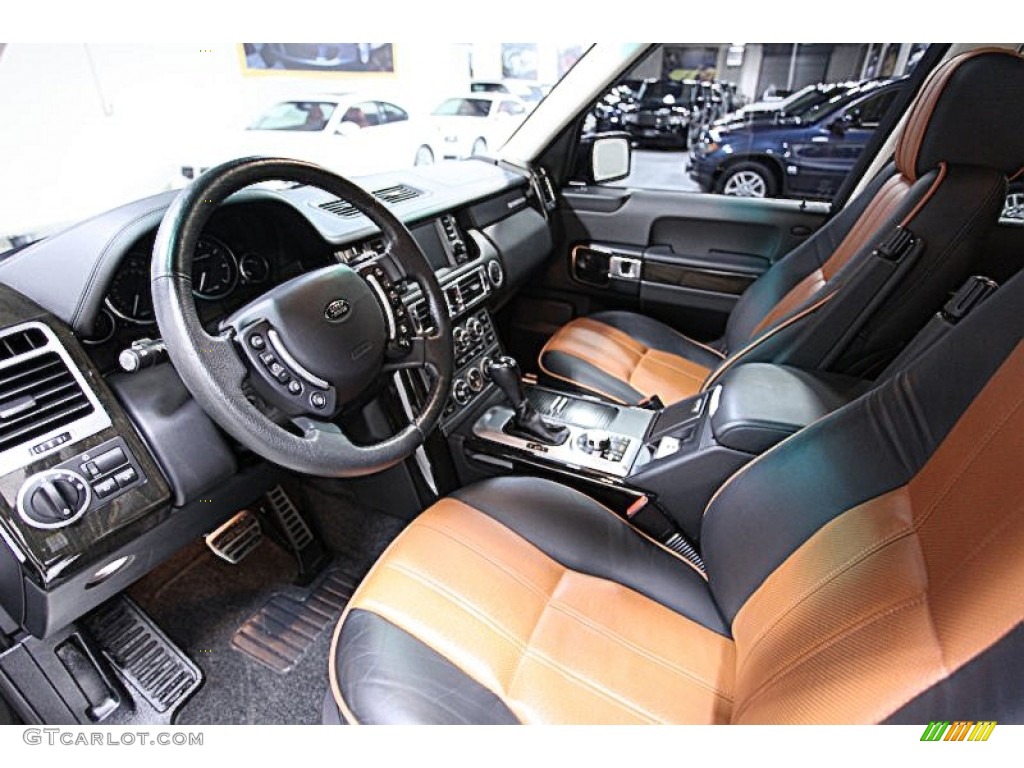 Westminster Jet Black/Tan Interior 2008 Land Rover Range Rover Westminster Supercharged Photo #53793616