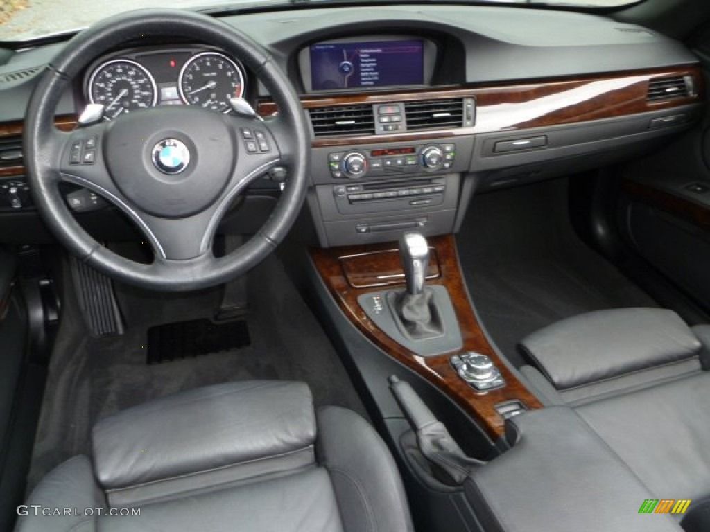 2009 3 Series 335i Convertible - Titanium Silver Metallic / Black photo #8