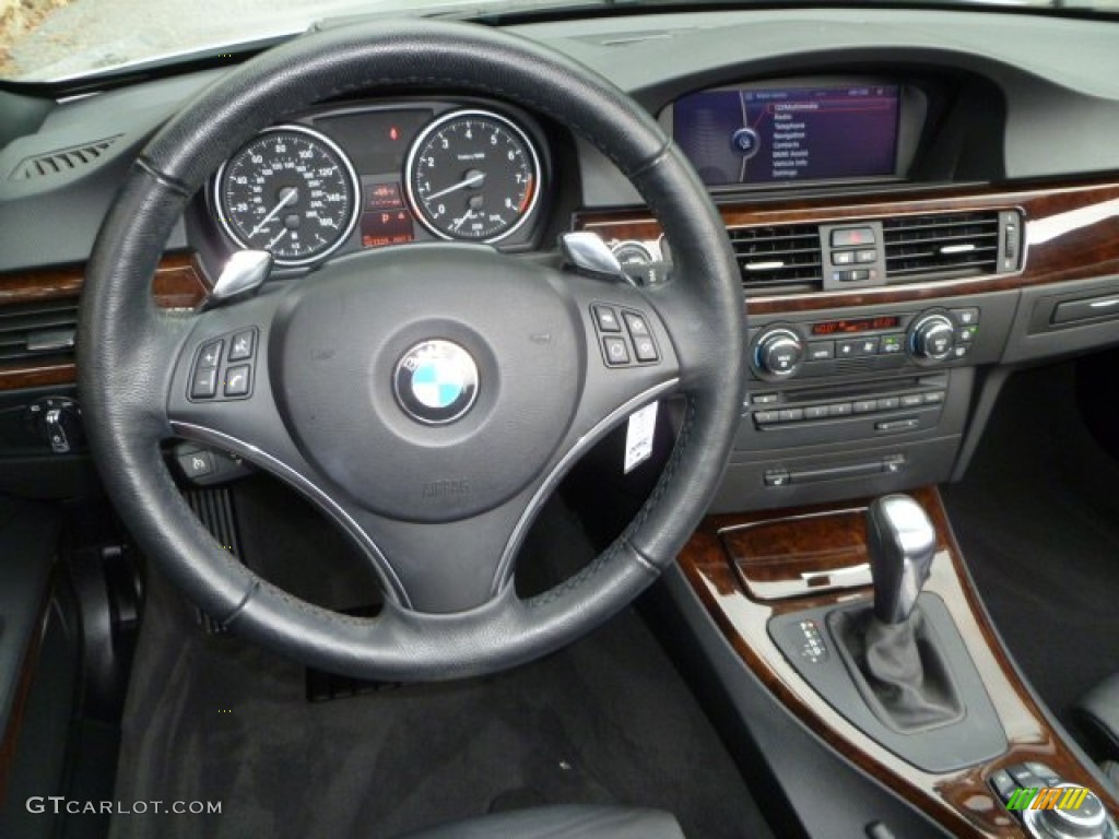 2009 3 Series 335i Convertible - Titanium Silver Metallic / Black photo #11