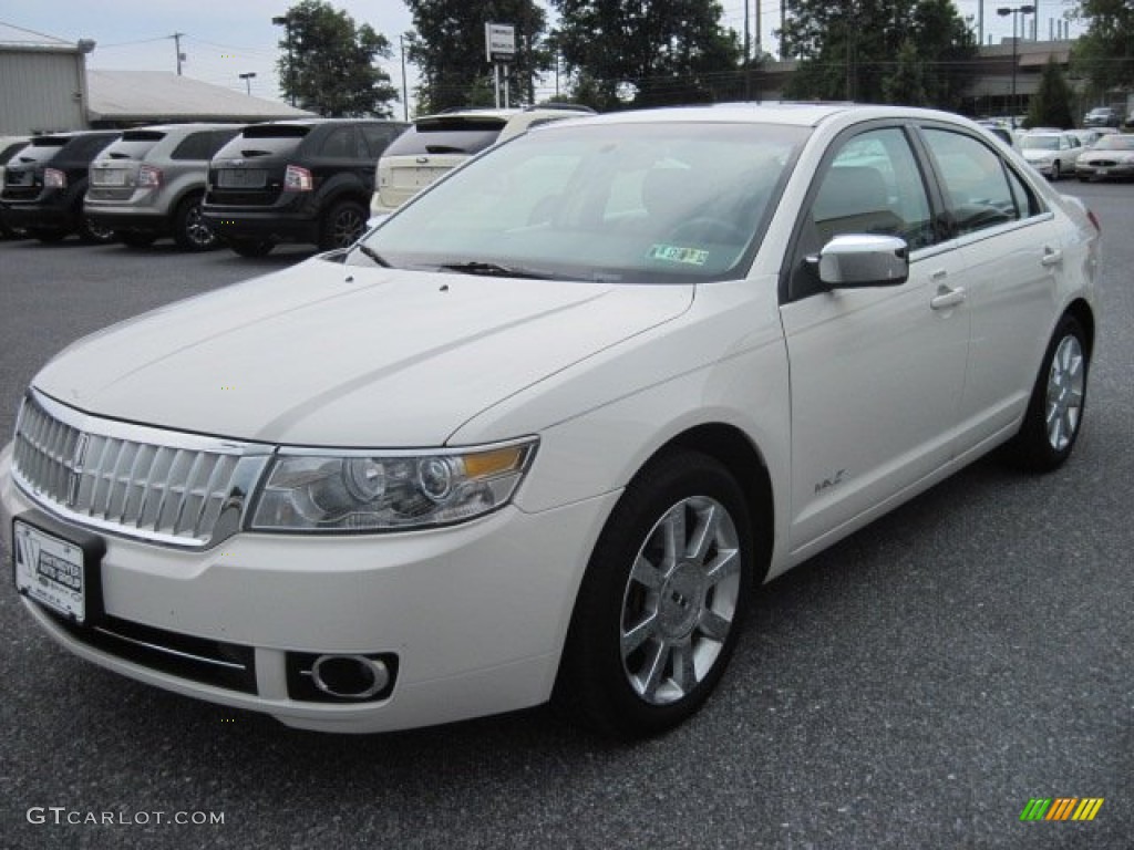 2008 MKZ AWD Sedan - White Suede / Sand photo #3