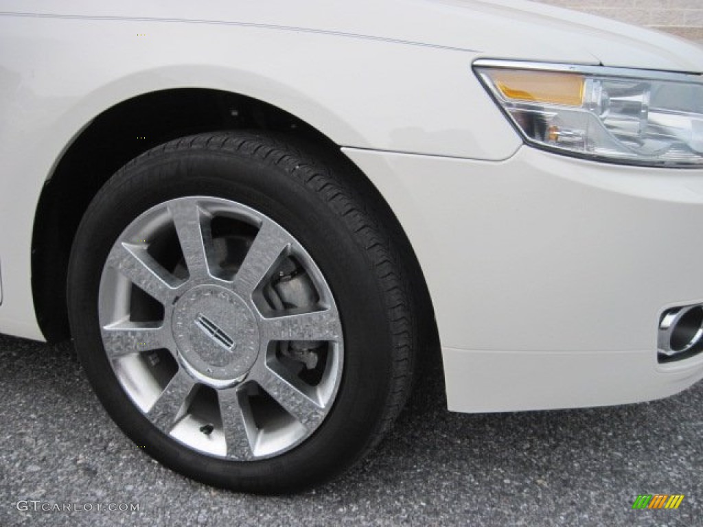 2008 MKZ AWD Sedan - White Suede / Sand photo #4