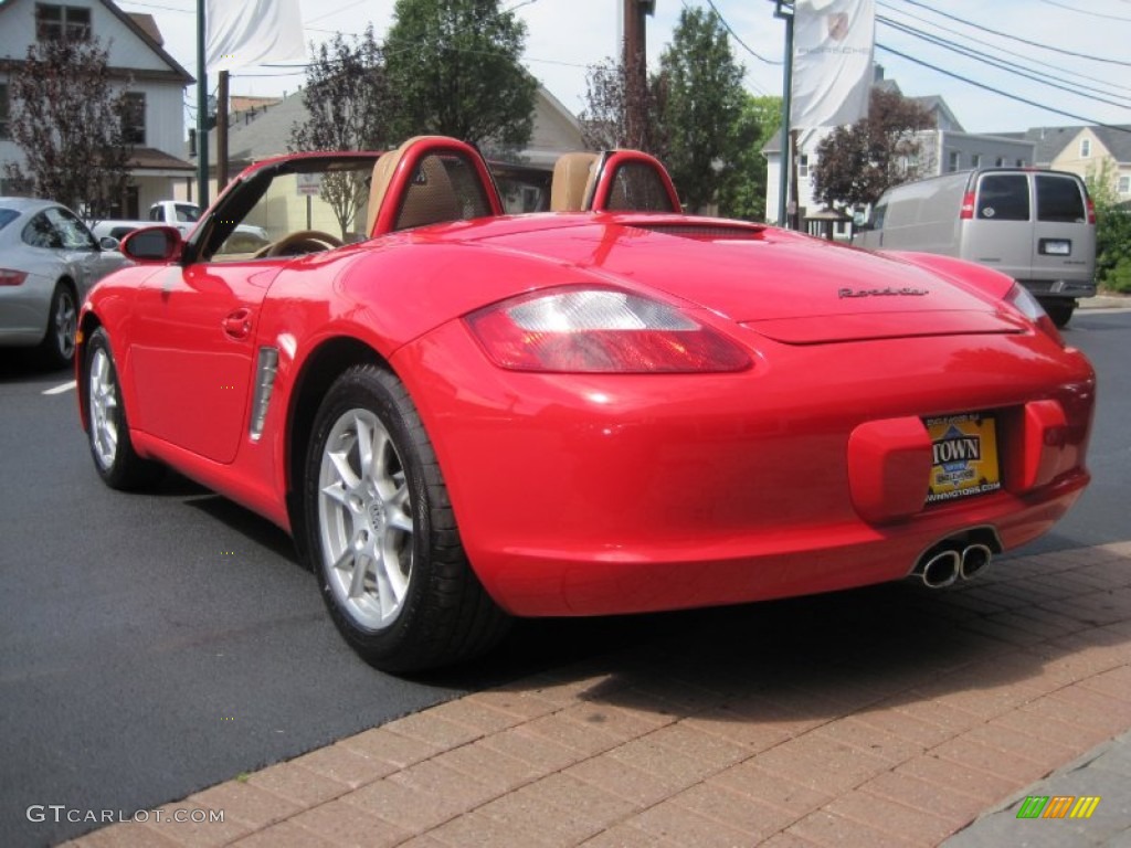 2008 Boxster  - Guards Red / Sand Beige photo #6