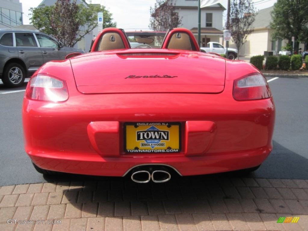 2008 Boxster  - Guards Red / Sand Beige photo #7