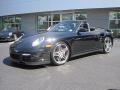 Black 2009 Porsche 911 Turbo Cabriolet Exterior