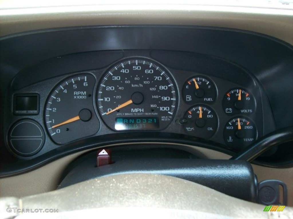 2002 Chevrolet Silverado 1500 LS Regular Cab 4x4 Gauges Photo #53795574