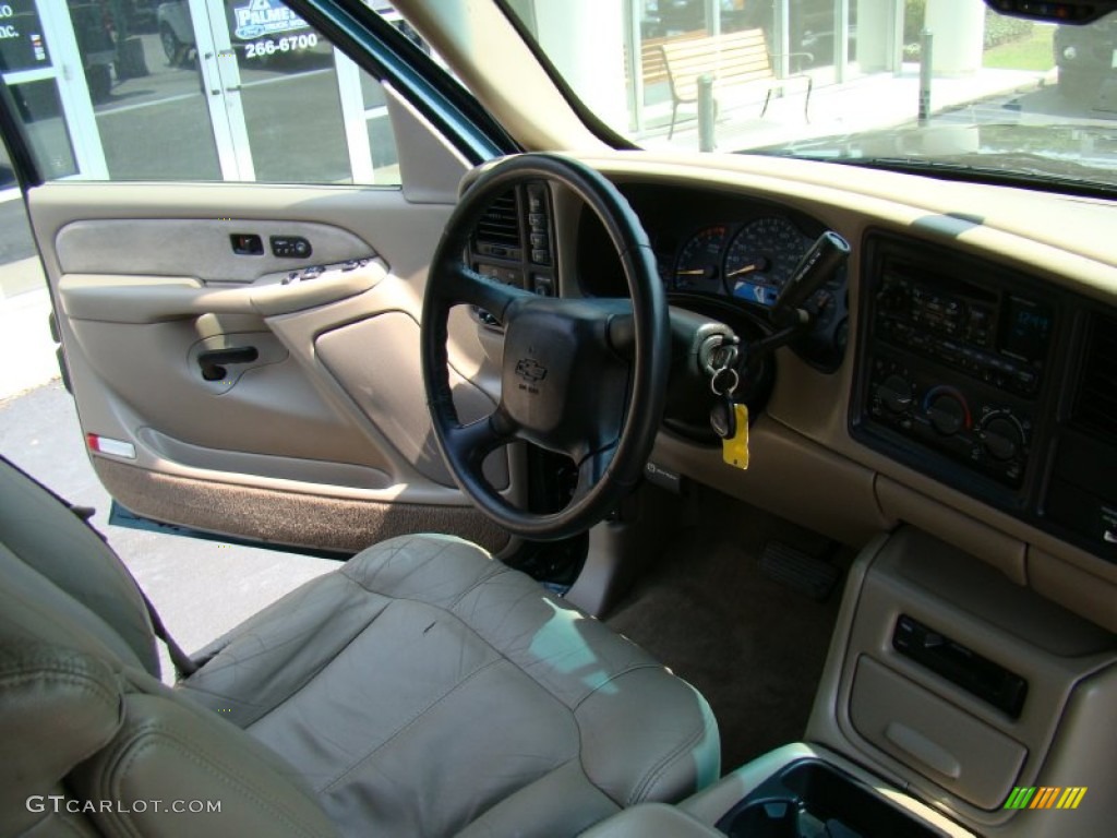 2001 Silverado 2500HD LT Extended Cab 4x4 - Forest Green Metallic / Tan photo #20