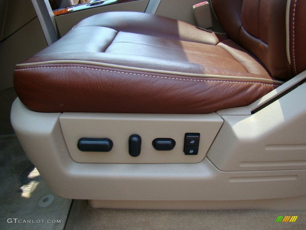 Chapparal Leather Interior 2010 Ford F150 King Ranch SuperCrew 4x4 Photo #53796715