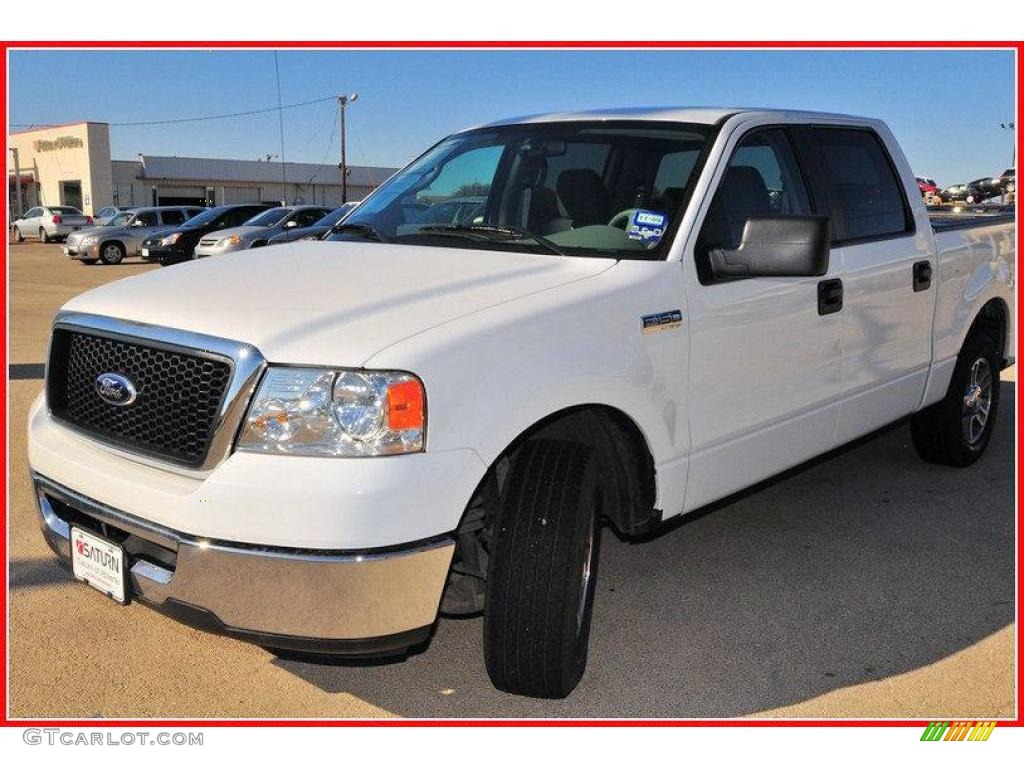 2008 F150 XLT SuperCrew - Oxford White / Medium/Dark Flint photo #1