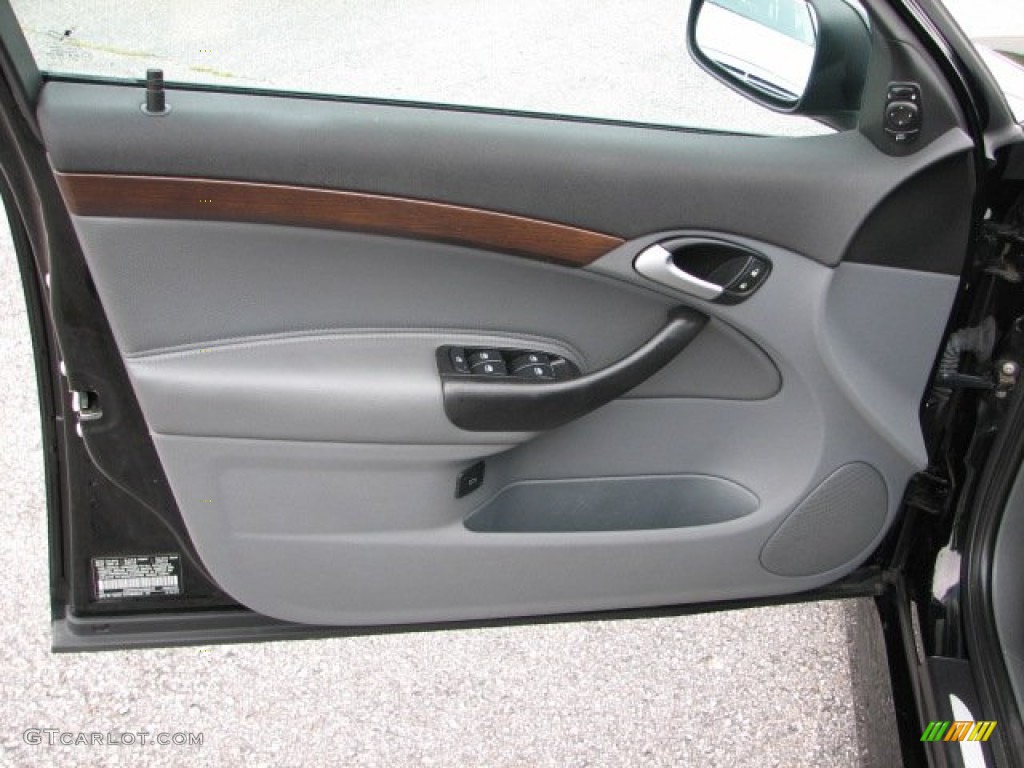2003 Saab 9-3 Arc Sport Sedan Charcoal Grey Door Panel Photo #53797561