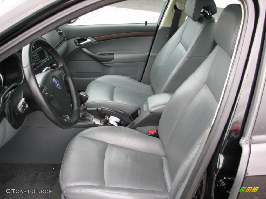 Charcoal Grey Interior 2003 Saab 9-3 Arc Sport Sedan Photo #53797573