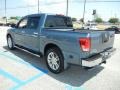 2010 Blue Steel Metallic Nissan Titan LE Crew Cab  photo #7