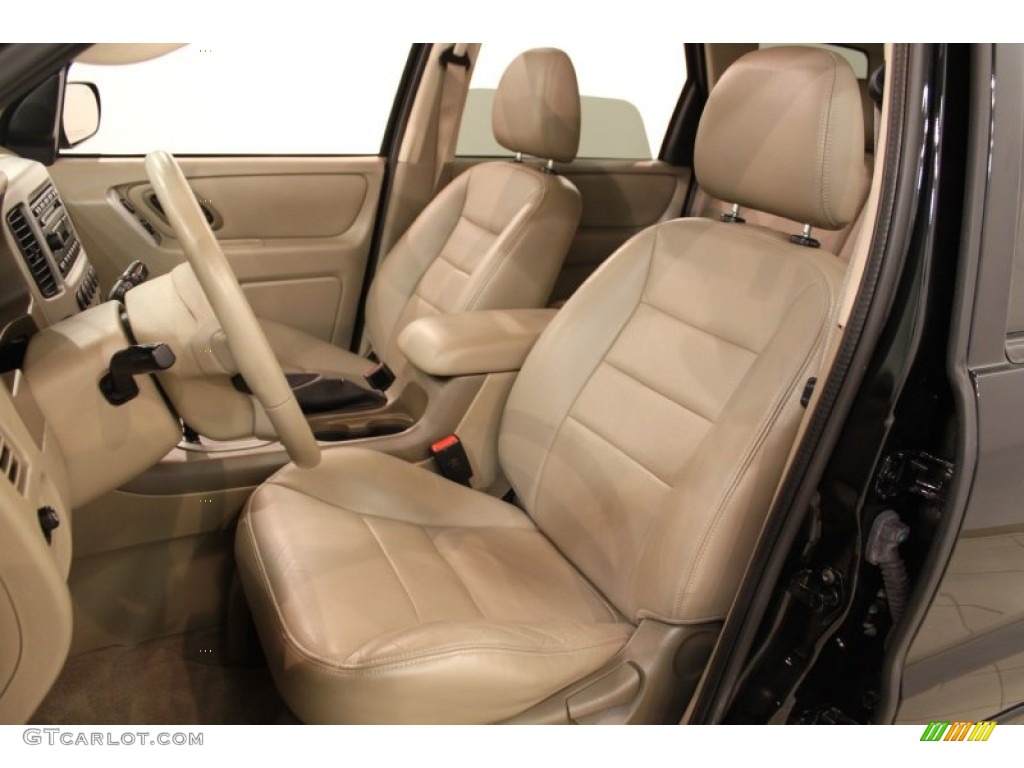 Medium/Dark Pebble Beige Interior 2005 Ford Escape Limited 4WD Photo #53798758