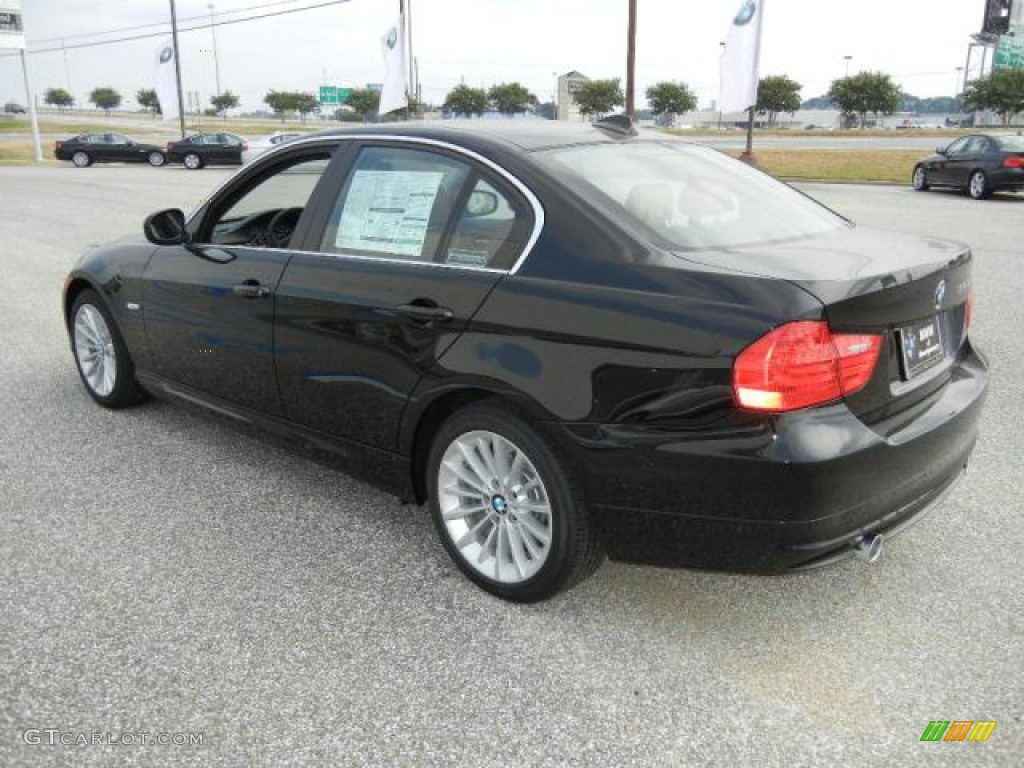2011 3 Series 335d Sedan - Jet Black / Saddle Brown Dakota Leather photo #3