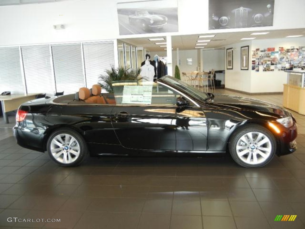 2011 3 Series 328i Convertible - Jet Black / Saddle Brown Dakota Leather photo #2