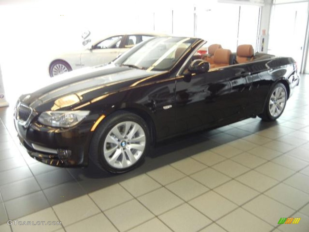 2011 3 Series 328i Convertible - Jet Black / Saddle Brown Dakota Leather photo #4
