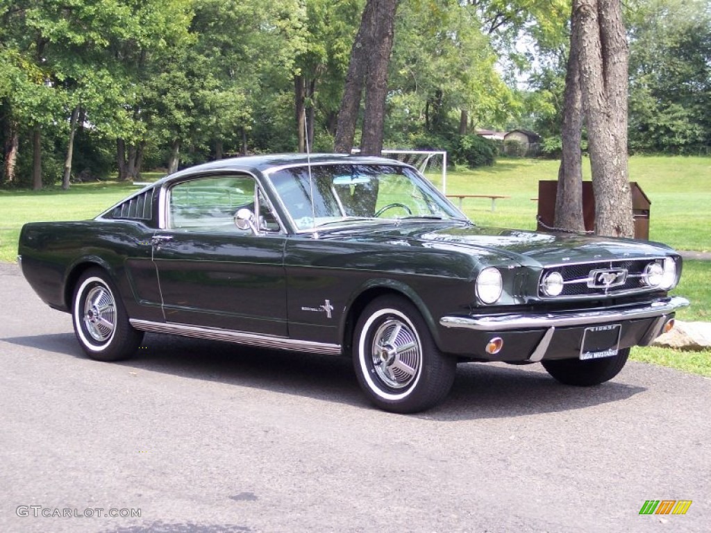 1965 Mustang Coupe - Ivy Green / Ivy Gold photo #2