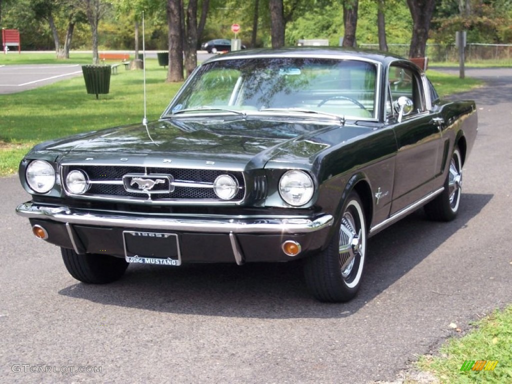 1965 Mustang Coupe - Ivy Green / Ivy Gold photo #9