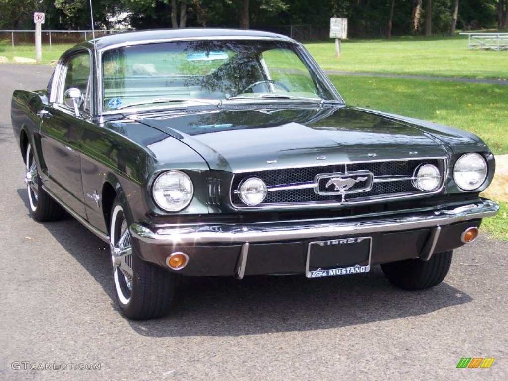 1965 Mustang Coupe - Ivy Green / Ivy Gold photo #10