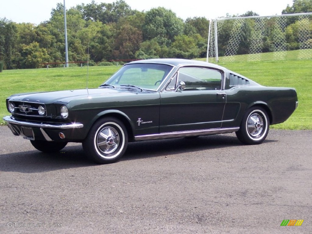 1965 Mustang Coupe - Ivy Green / Ivy Gold photo #11
