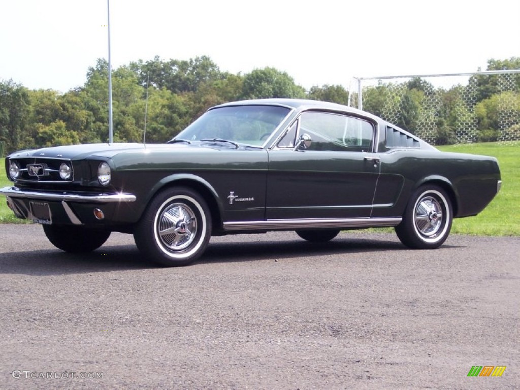 1965 Mustang Coupe - Ivy Green / Ivy Gold photo #12