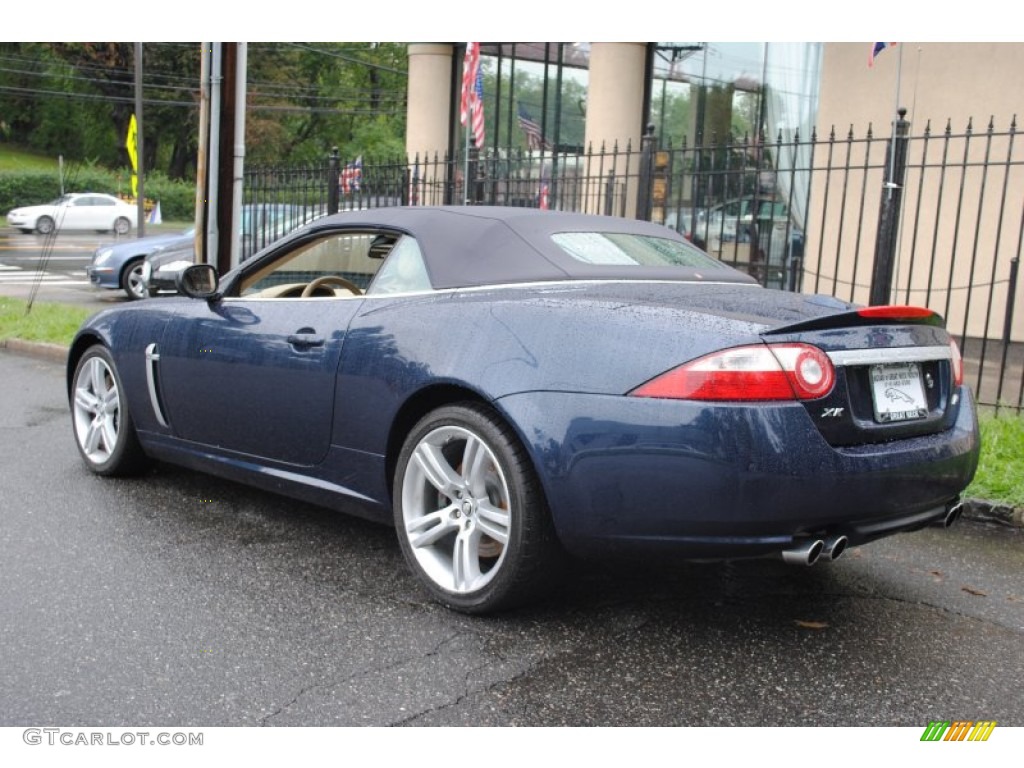 2007 XK XKR Convertible - Indigo Blue Metallic / Caramel photo #5