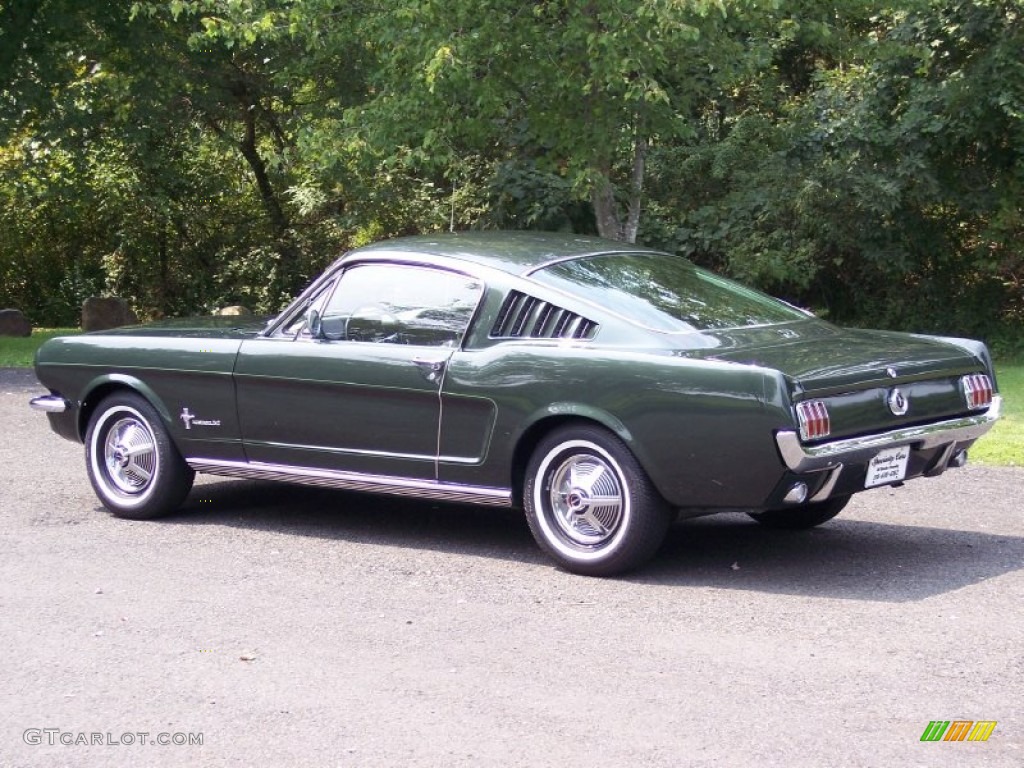 1965 Mustang Coupe - Ivy Green / Ivy Gold photo #16