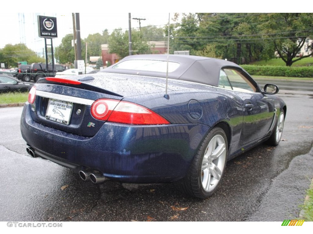 2007 XK XKR Convertible - Indigo Blue Metallic / Caramel photo #7