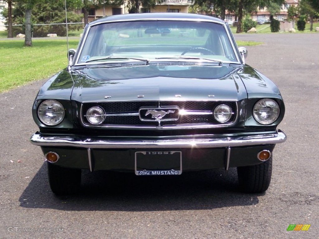 1965 Mustang Coupe - Ivy Green / Ivy Gold photo #20