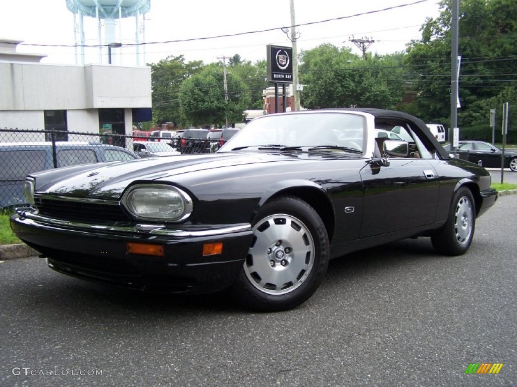 1996 XJ XJS Convertible - Black / Coffee photo #1