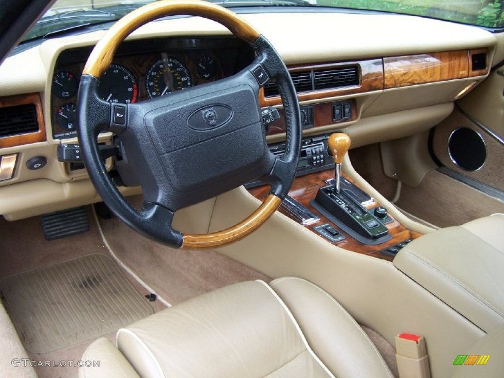 Coffee Interior 1996 Jaguar XJ XJS Convertible Photo #53800168