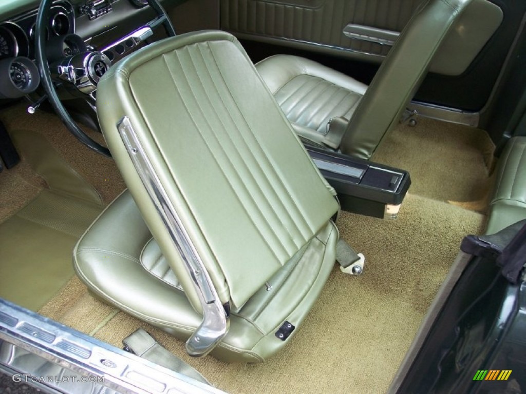 Ivy Gold Interior 1965 Ford Mustang Coupe Photo #53800216