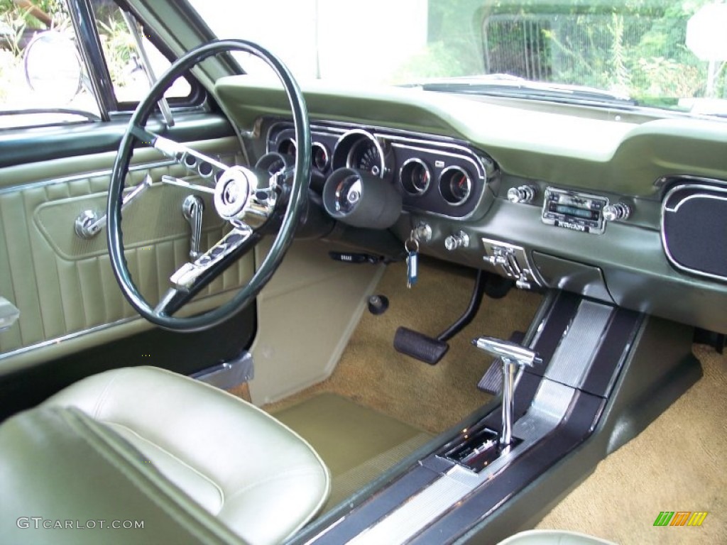 1965 Mustang Coupe - Ivy Green / Ivy Gold photo #48